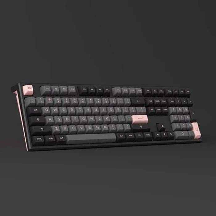 TNC Store bàn phím cơ AKKO MonsGeek MG108 Black&Pink